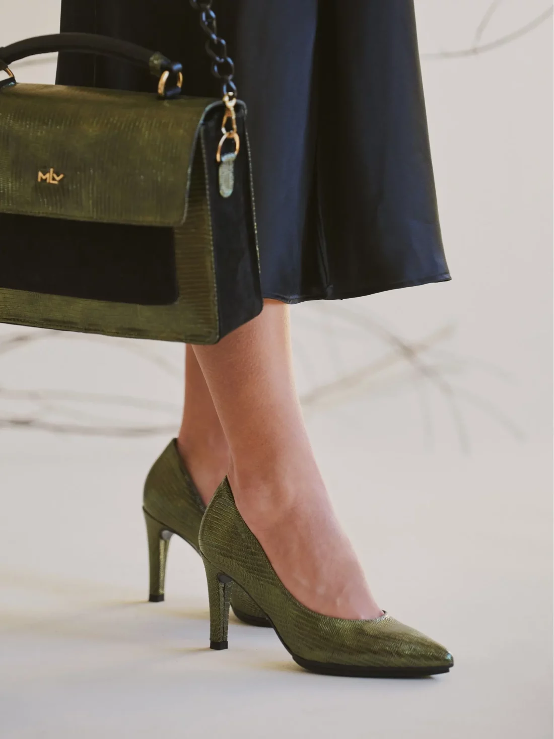stilleto verde para mulher lily 47
