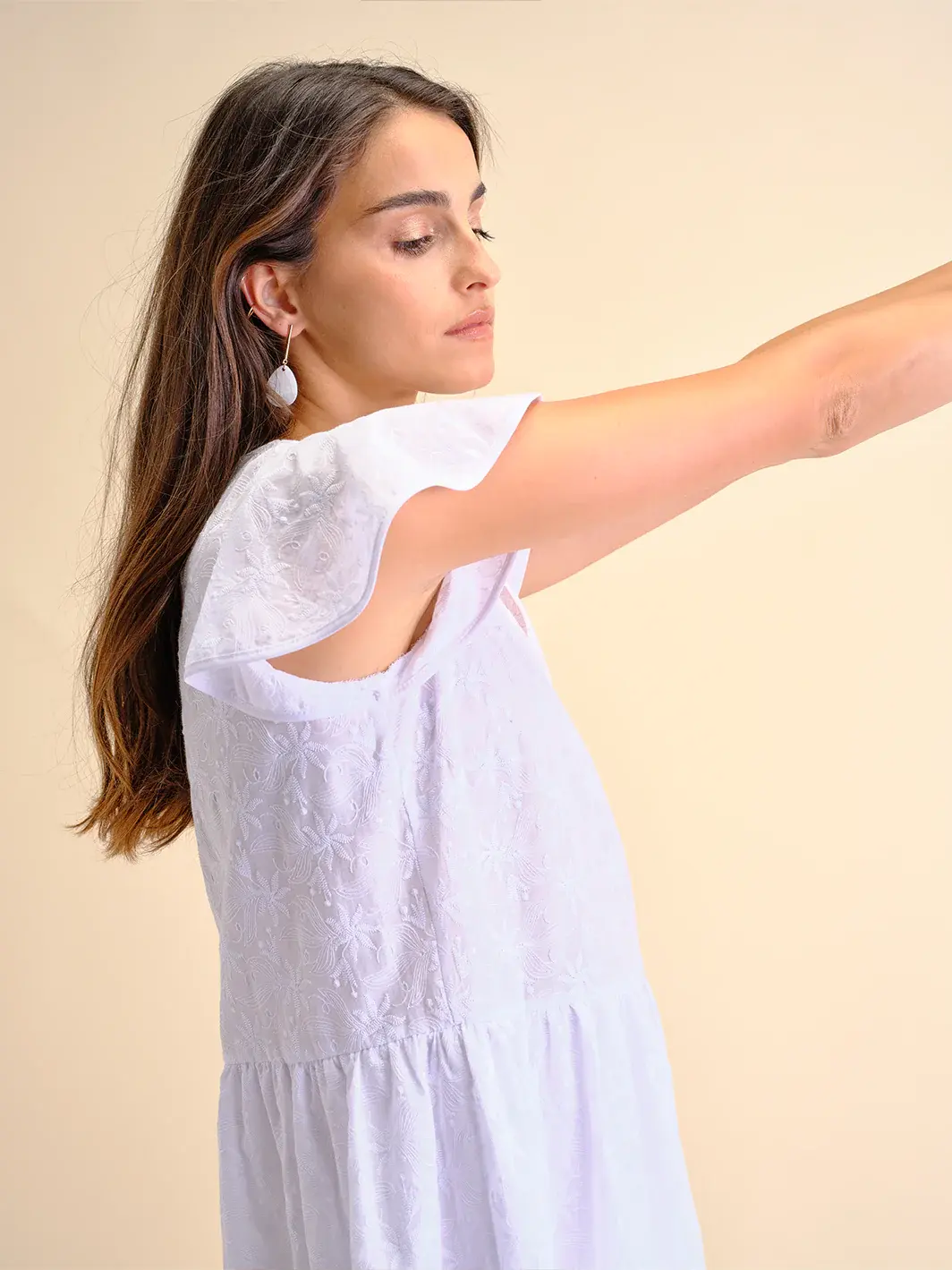 vestido bordado