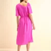 vestido linho abertura