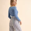 camisola decote quadrado