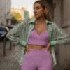 blusa fluída com brilho