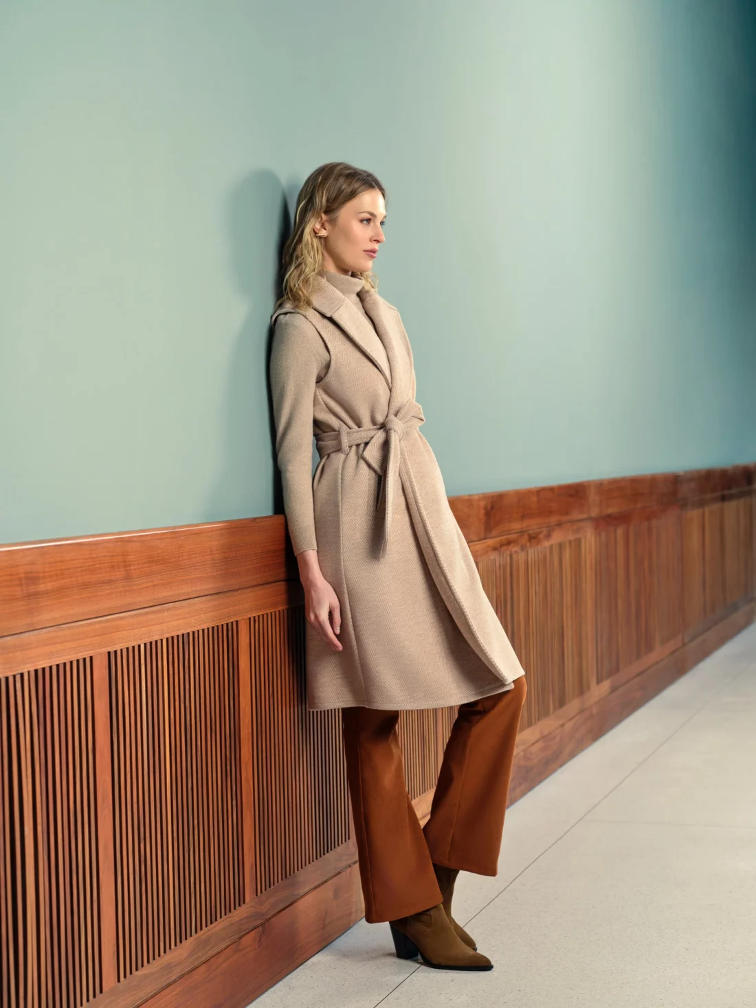 colete jacquard