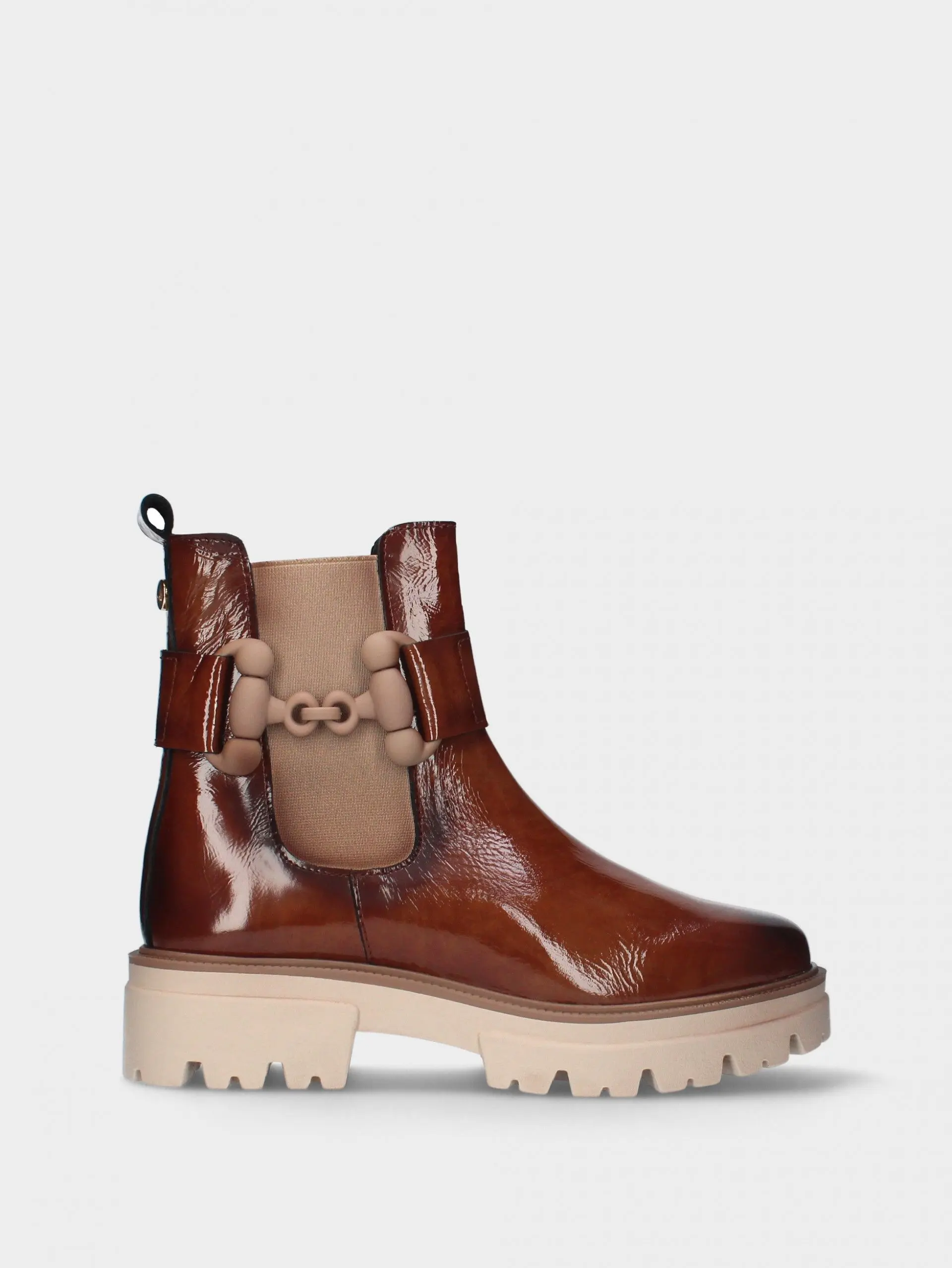 bota chelsea camel raquel 24