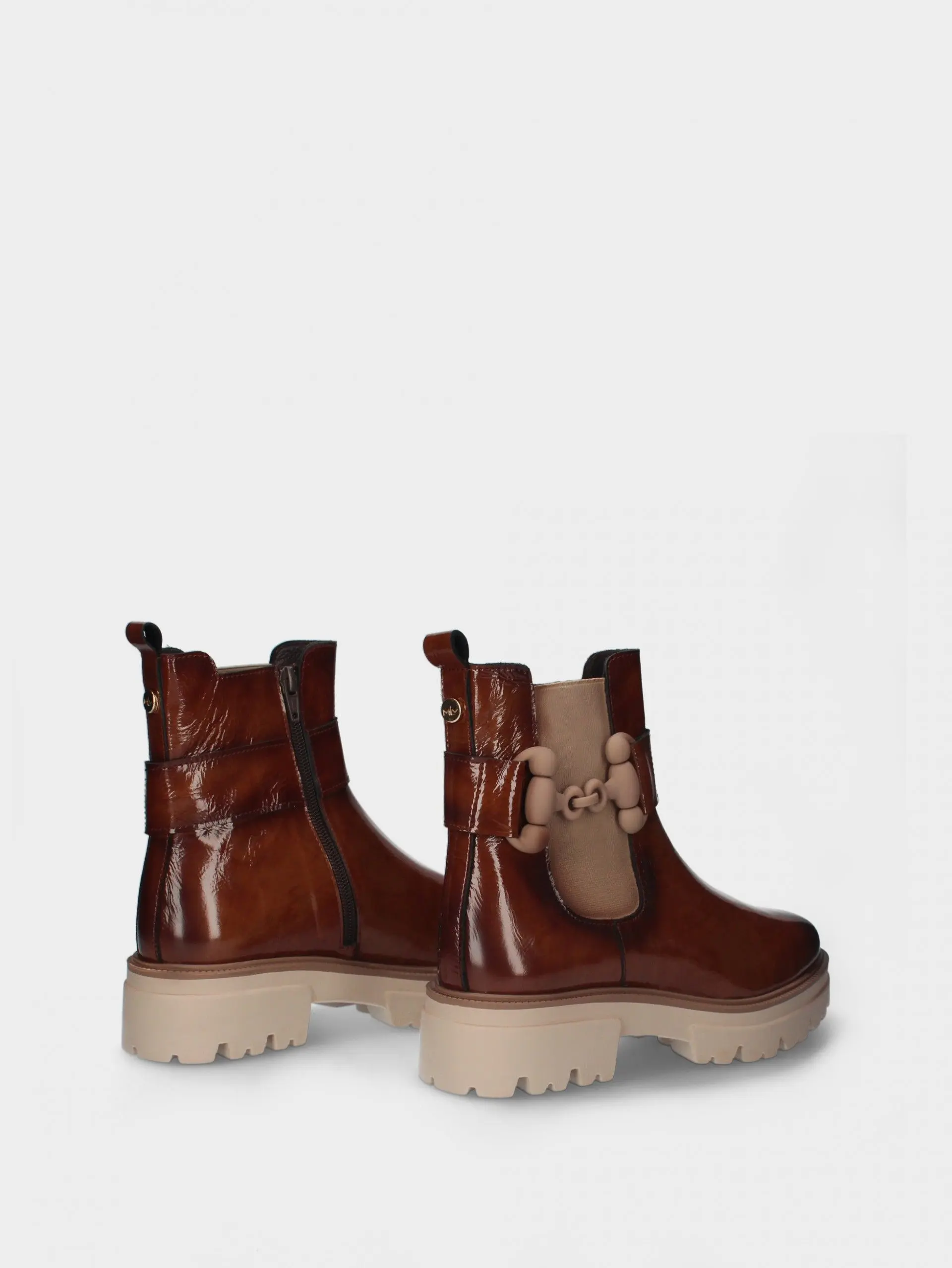 bota chelsea camel raquel 24