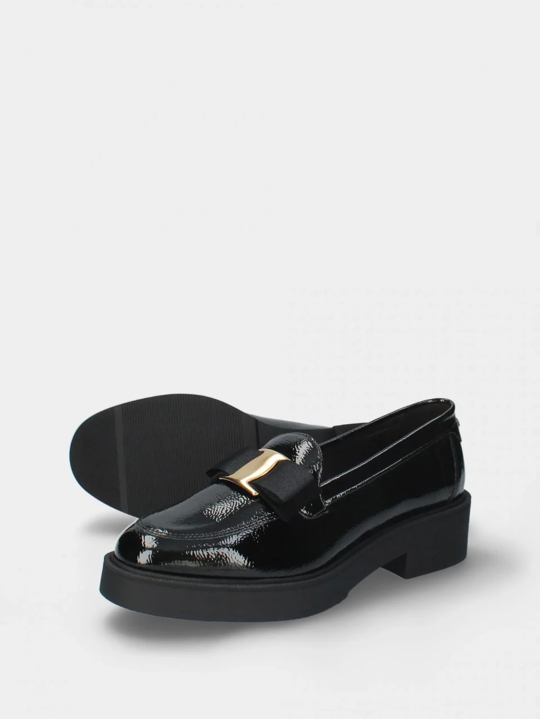 mocassim preto com plataforma raquel16